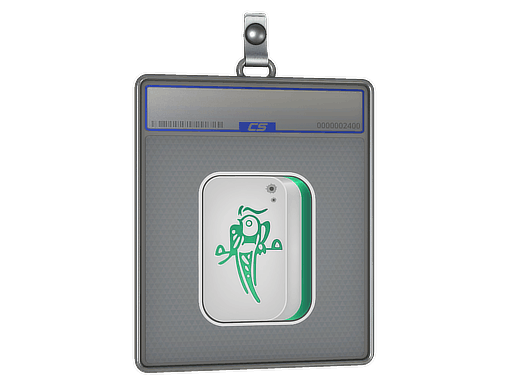 Sticker Slab | Mahjong Rooster