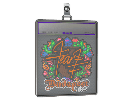 Sticker Slab | fEAR (Embroidered) | Budapest 2025