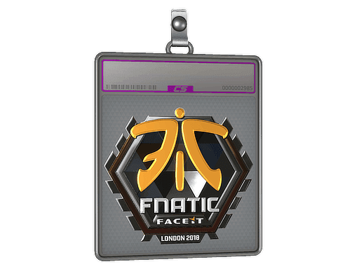 Sticker Slab | Fnatic (Foil) | London 2018