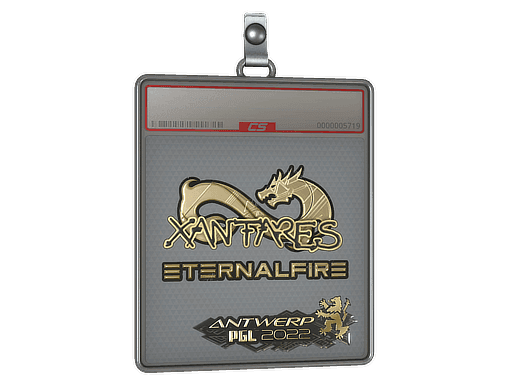 Sticker Slab | XANTARES (Gold) | Antwerp 2022