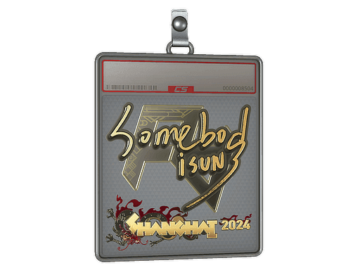 Sticker Slab | somebody (Gold) | Shanghai 2024