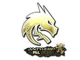Sticker | Team Spirit (Gold) | Antwerp 2022