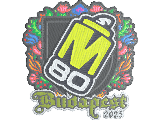 Sticker | M80 (Embroidered) | Budapest 2025