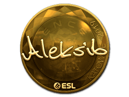 Sticker | Aleksib (Gold) | Katowice 2019