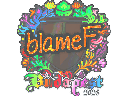 Sticker | blameF (Holo) | Budapest 2025