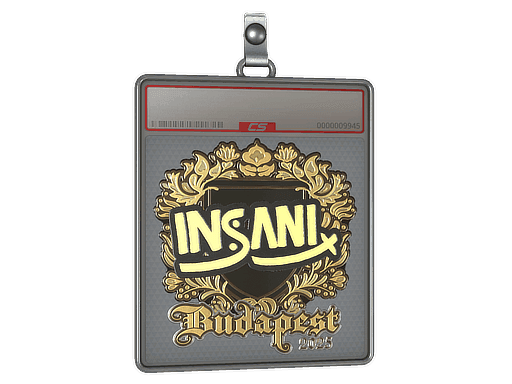 Sticker Slab | insani (Gold) | Budapest 2025