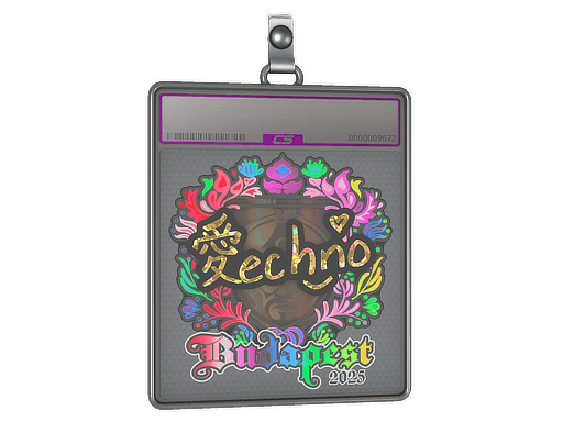 Sticker Slab | Techno4K (Holo) | Budapest 2025