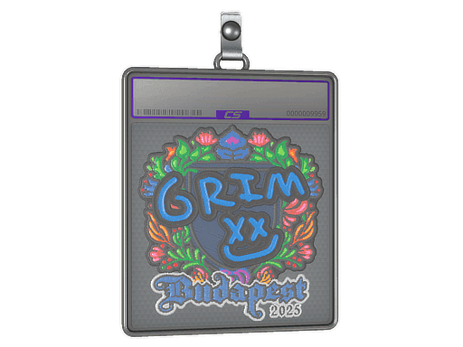 Sticker Slab | Grim (Embroidered) | Budapest 2025