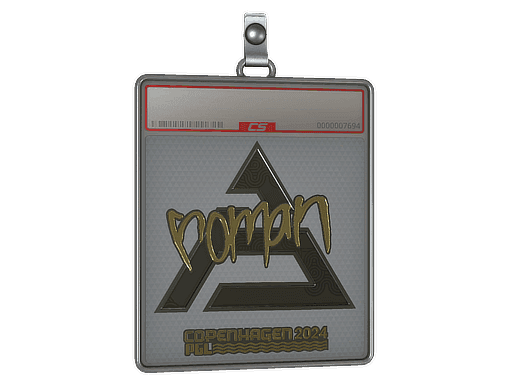 Sticker Slab | roman (Gold) | Copenhagen 2024