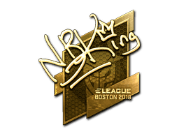 Sticker | NBK- (Gold) | Boston 2018