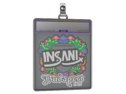 Sticker Slab | insani (Embroidered) | Budapest 2025