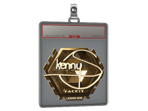 Sticker Slab | kennyS (Gold) | London 2018