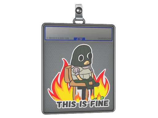 Sticker Slab | This Is Fine (T)