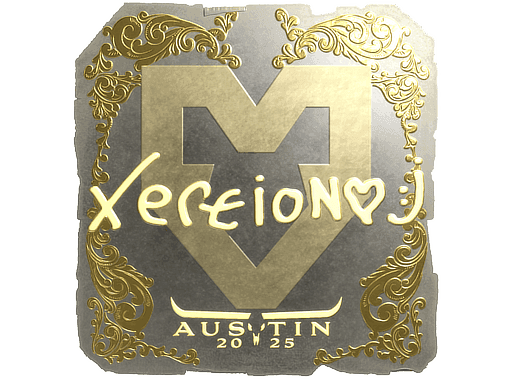 Sticker | xertioN (Gold) | Austin 2025