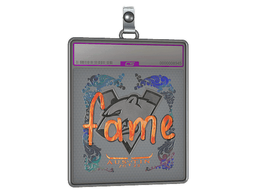 Sticker Slab | fame (Holo) | Austin 2025