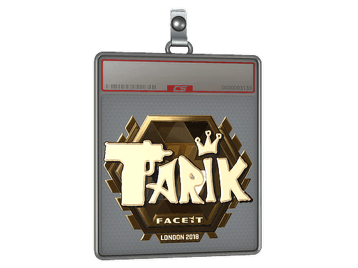 Sticker Slab | tarik (Gold) | London 2018