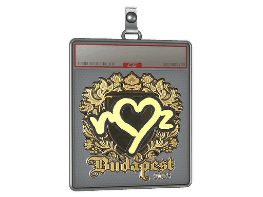 Sticker Slab | ropz (Gold) | Budapest 2025