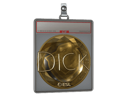 Sticker Slab | DickStacy (Gold) | Katowice 2019