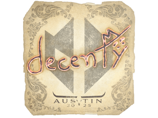 Sticker | decenty | Austin 2025