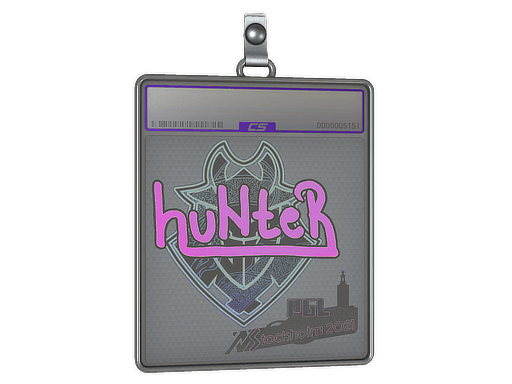 Sticker Slab | huNter- (Holo) | Stockholm 2021