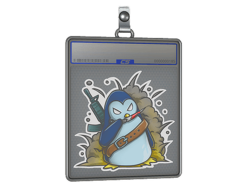 Sticker Slab | War Penguin