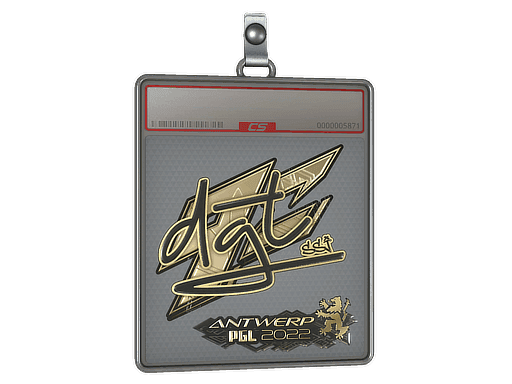 Sticker Slab | dgt (Gold) | Antwerp 2022