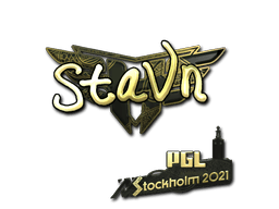 Sticker | stavn (Gold) | Stockholm 2021