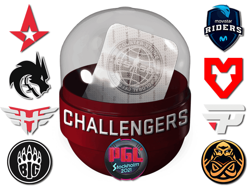 Stockholm 2021 Challengers Sticker Capsule