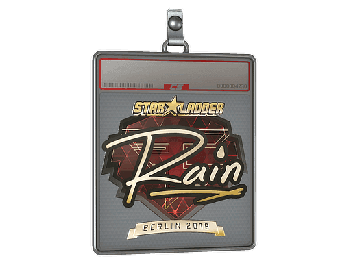 Sticker Slab | rain (Gold) | Berlin 2019