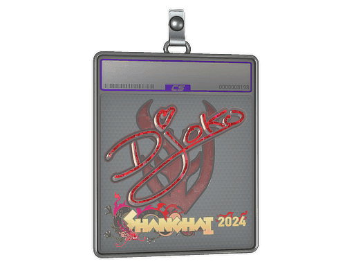 Sticker Slab | Djoko (Glitter) | Shanghai 2024