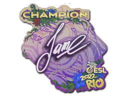 Sticker | Jame (Champion) | Rio 2022