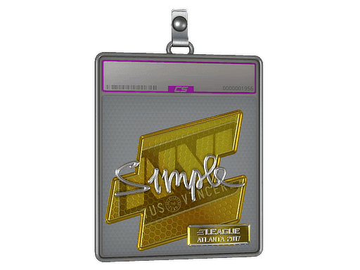 Sticker Slab | s1mple (Foil) | Atlanta 2017