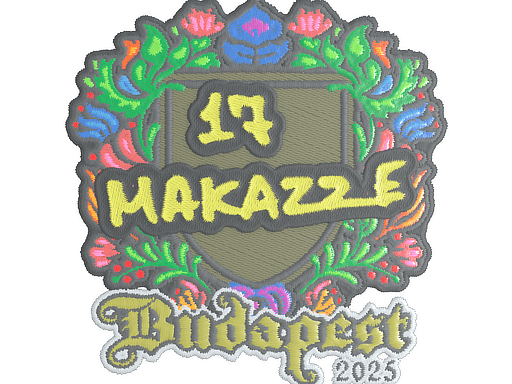 Sticker | makazze (Embroidered) | Budapest 2025