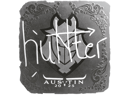 Sticker | huNter- (Foil) | Austin 2025