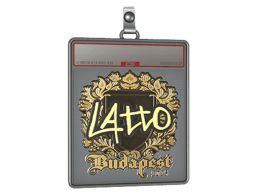 Sticker Slab | latto (Gold) | Budapest 2025
