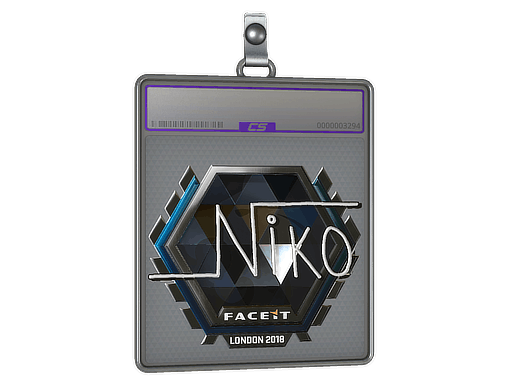 Sticker Slab | niko (Foil)  | London 2018 - Default