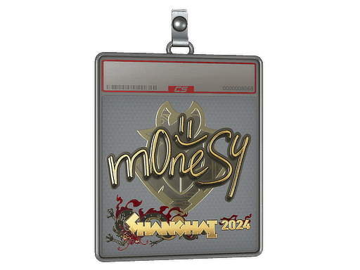 Sticker Slab | m0NESY (Gold) | Shanghai 2024