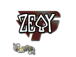 Sticker | zevy (Glitter) | Paris 2023