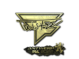 Sticker | Twistzz (Gold) | Antwerp 2022