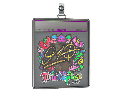 Sticker Slab | 910 (Holo) | Budapest 2025