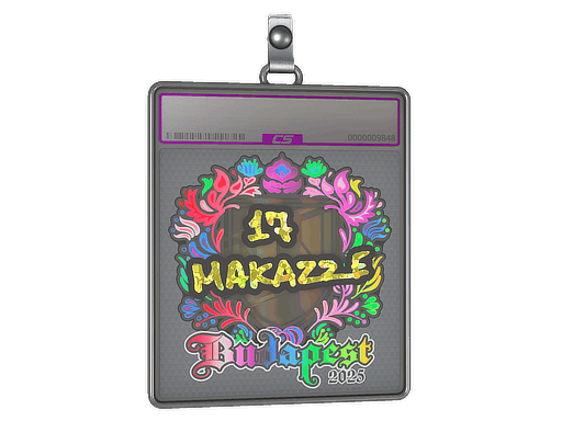 Sticker Slab | makazze (Holo) | Budapest 2025