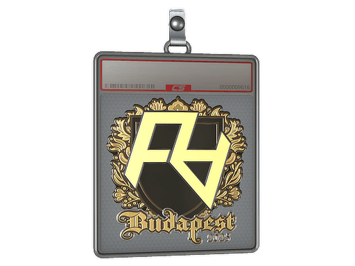 Sticker Slab | Rare Atom (Gold) | Budapest 2025