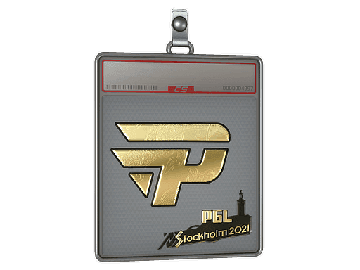 Sticker Slab | paiN Gaming (Gold) | Stockholm 2021
