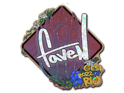 Sticker | faveN (Glitter) | Rio 2022