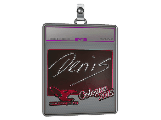 Sticker Slab | denis (Foil) | Cologne 2015