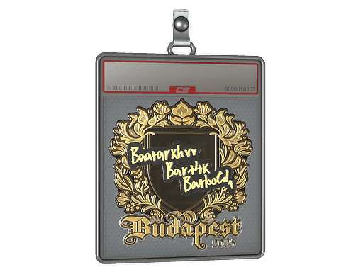 Sticker Slab | Bart4k (Gold) | Budapest 2025