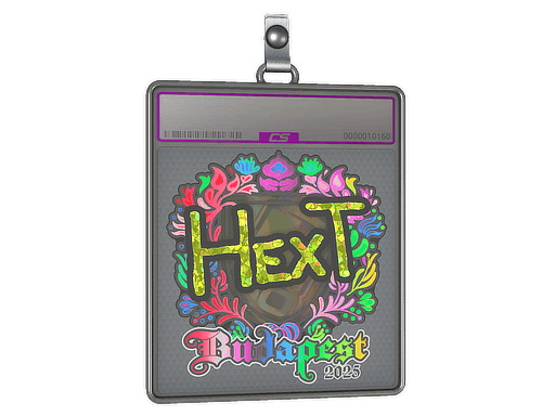 Sticker Slab | HexT (Holo) | Budapest 2025