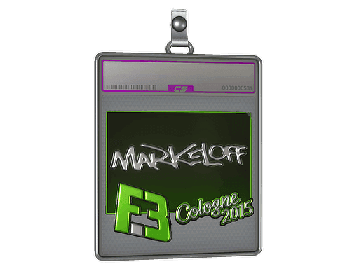 Sticker Slab | markeloff (Foil) | Cologne 2015
