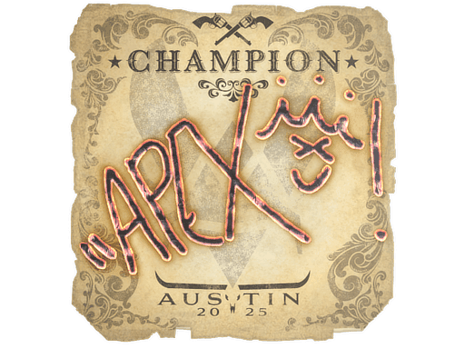 Sticker | apEX (Champion) | Austin 2025