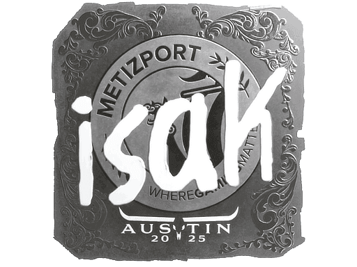 Sticker | isak (Foil) | Austin 2025